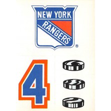 New York Rangers - 1986-87 Topps Sticker Inserts No.17