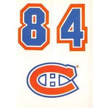 Montreal Canadiens - 1986-87 Topps Sticker Inserts No.23