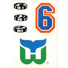 Hartford Whalers - 1986-87 Topps Sticker Inserts No.25