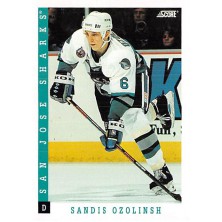 Ozolinsh Sandis - 1993-94 Score Canadian No.261