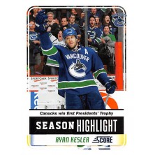 Kesler Ryan - 2011-12 Score Glossy No.29