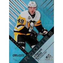 Simon Dominik - 2016-17 SP Game Used Rainbow Player Age No.123