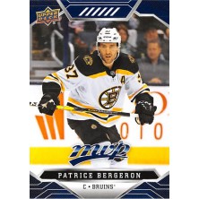 Bergeron Patrice - 2019-20 MVP Blue No.19