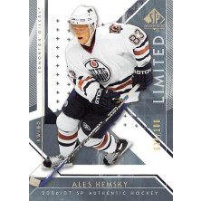 Hemský Aleš - 2006-07 SP Authentic Limited No.62