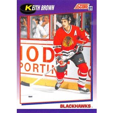 Brown Keith - 1991-92 Score American No.76