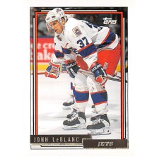 LeBlanc John - 1992-93 Topps Gold No.88