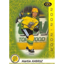 Ambruz Martin - 2002-03 OFS No.62