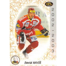 Havíř David - 2002-03 OFS No.108