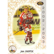Snopek Jan - 2002-03 OFS No.119