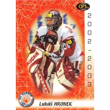 Hronek Lukáš - 2002-03 OFS No.237