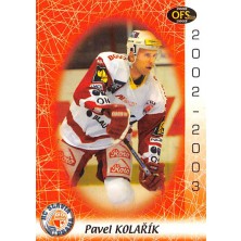 Kolařík Pavel - 2002-03 OFS No.242