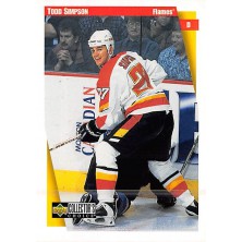 Simpson Todd - 1997-98 Collectors Choice No.36