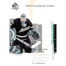 Giguere Jean-Sebastien - 2004-05 SP Authentic No.1