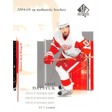 Datsyuk Pavel - 2004-05 SP Authentic No.32
