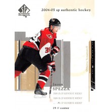 Spezza Jason - 2004-05 SP Authentic No.62