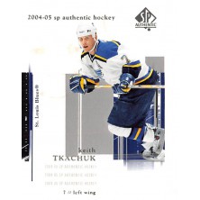 Tkachuk Keith - 2004-05 SP Authentic No.78