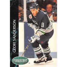 Sanderson Geoff - 1992-93 Parkhurst No.62