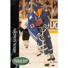 Sundin Mats - 1992-93 Parkhurst No.148