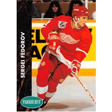 Fedorov Sergei - 1991-92 Parkhurst French No.38