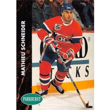 Schneider Mathieu - 1991-92 Parkhurst French No.88