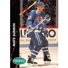 Sundin Mats - 1991-92 Parkhurst French No.144