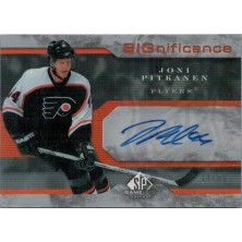 Pitkanen Joni - 2006-07 SP Game Used SIGnificance No.S-JP
