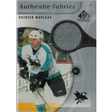 Marleau Patrick - 2005-06 SP Game Used Authentic Fabrics No.AF-PM