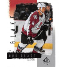 Blake Rob - 2000-01 SP Authentic No.21