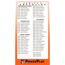 Checklist 463-520 - 1993-94 Power Play No.520