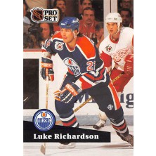 Richardson Luke - 1991-92 Pro Set French No.387