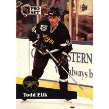 Elik Todd - 1991-92 Pro Set French No.410