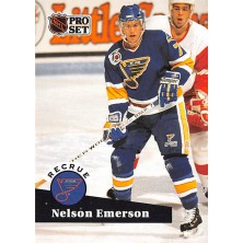 Emerson Nelson - 1991-92 Pro Set French No.557