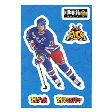 Messier Mark - 1996-97 Collectors Choice Stick-Ums No.S10