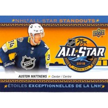 Matthews Auston - 2018-19 Tim Hortons NHL All-Star Standouts No.AS-4