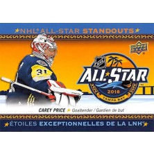 Price Carey - 2018-19 Tim Hortons NHL All-Star Standouts No.AS-5