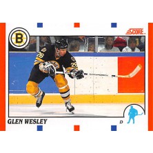 Wesley Glen - 1990-91 Score Canadian No.97