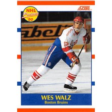 Walz Wes - 1990-91 Score Canadian No.418