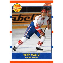 Walz Wes - 1990-91 Score Canadian No.418
