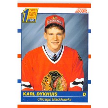 Dykhuis Karl - 1990-91 Score Canadian No.437