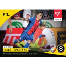 Plzeň - Sparta - 2021-22 Fortuna:Liga LIVE No.L-027