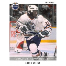 Carter Anson - 2002-03 BAP Memorabilia No.25