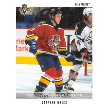 Weiss Stephen - 2002-03 BAP Memorabilia No.139