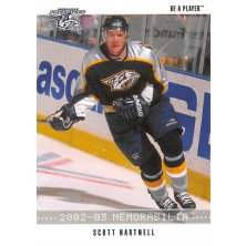 Hartnell Scott - 2002-03 BAP Memorabilia No.185